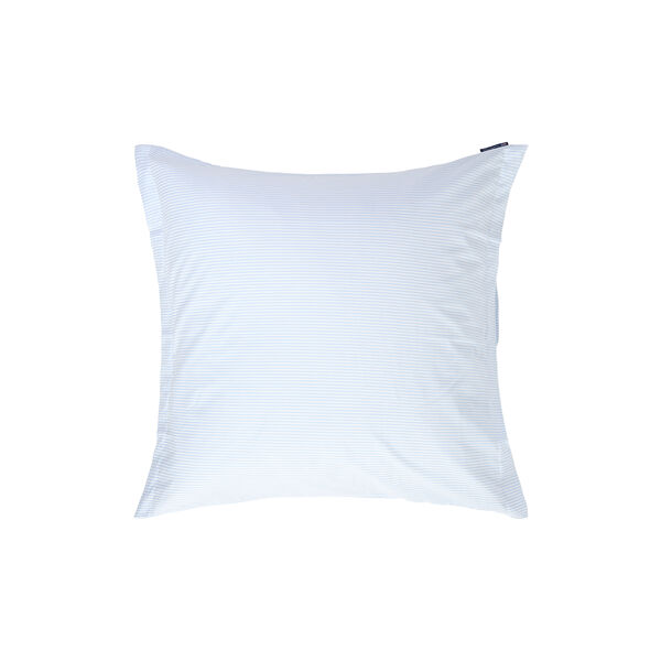 Striped Sateen putetrekk, blue/white, Lexington