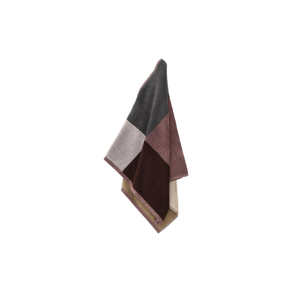 Colour Block H&aring;ndkle, rosewood, S&ouml;dahl