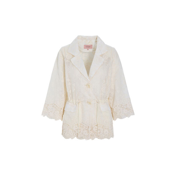 Patty Lace Blazer, cream, HUNK&Oslash;N
