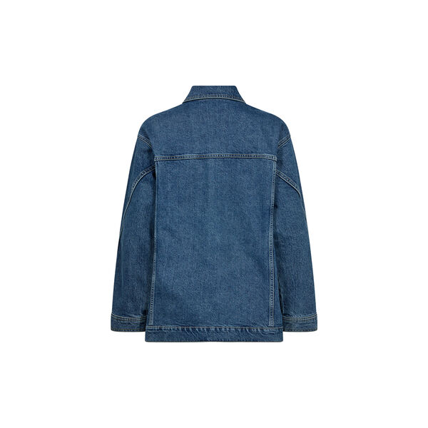 TRW-Arizona Oversize Denim Jacket Wash Long Beach, denim blue TRW-Arizona Oversize Denim Jacket Wash Long Beach, denim blue, Tomorrow