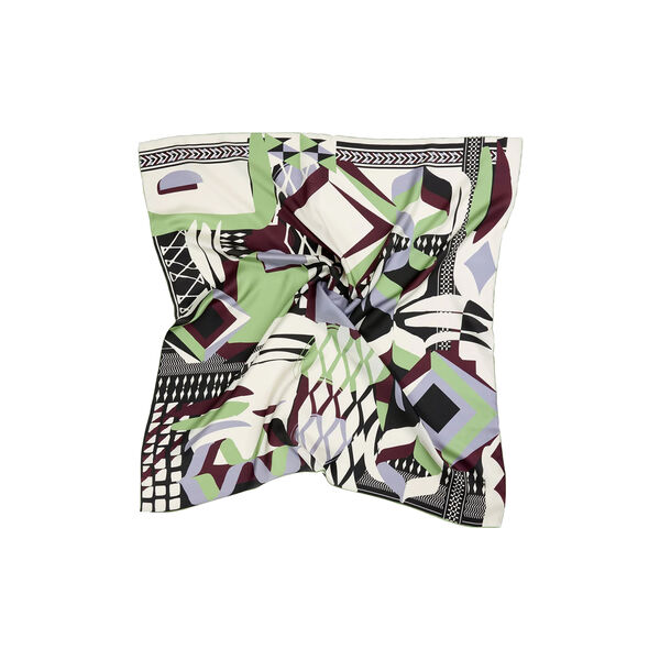 VINTAGE&nbsp;GEO&nbsp;Skjerf, gr&oslash;nn, Bella Ballou