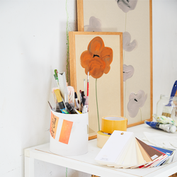 Orange Vallmo poster, Paper Collective