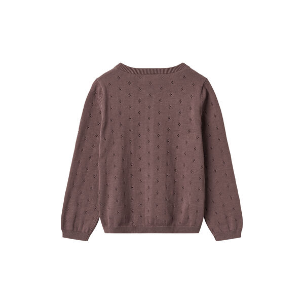 Knit Cardigan Maia, 2378 plum Knit Cardigan Maia, 2378 plum, Wheat