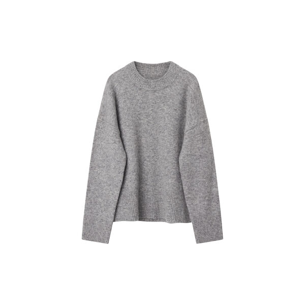 Josie - Cozy Days RD genser, medium grey melange, DAY Birger ét Mikkelsen