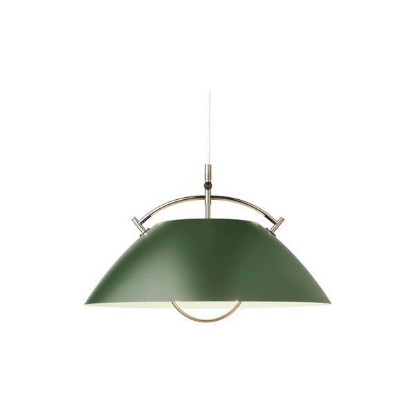 HJW37 Pendant with Hoist, dark green, Carl Hansen & Søn