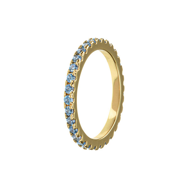 Emilia ring, blue, Emilia by Bon Dep