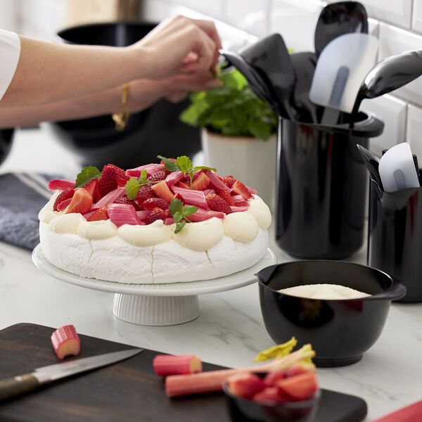 NEW Classic gryteskje bred, karbon svart, Rosti