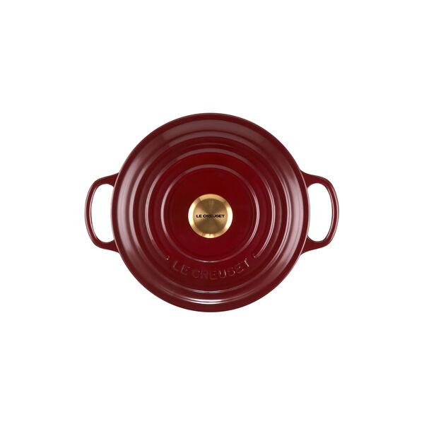 Signature rund gryte &Oslash; 20 cm, garnet, Le Creuset