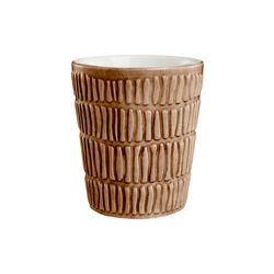 Stripes kopp 30 cl, cinnamon, Mateus