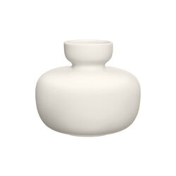 Nappula keramikkvase, hvit, Iittala