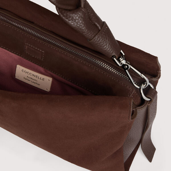 Boheme Suede Bimaterial, brunette, Coccinelle