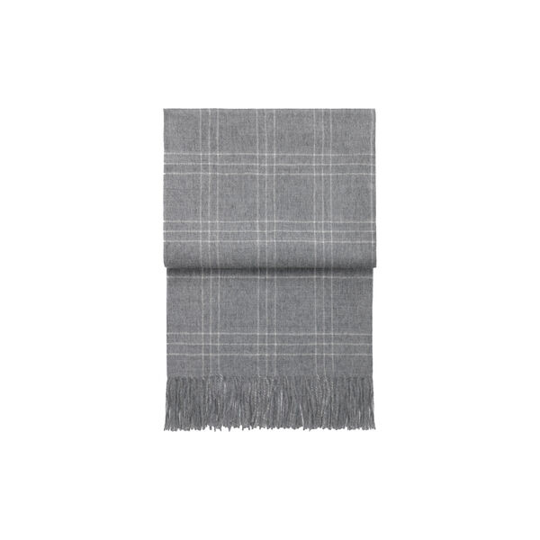 Elvang Superior pledd, lysegr&aring;/hvit, ELVANG