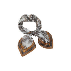 Silkeskjerf, m&oslash;rkebrun, 7 DAYS