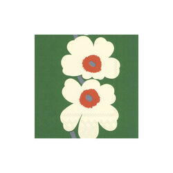 Lunsjserviett Marimekko Unikko 60-årsjubileum, grønn, Vinding