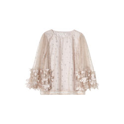 Carisma Top, pale mushroom/silver glitter, Ida Sjöstedt