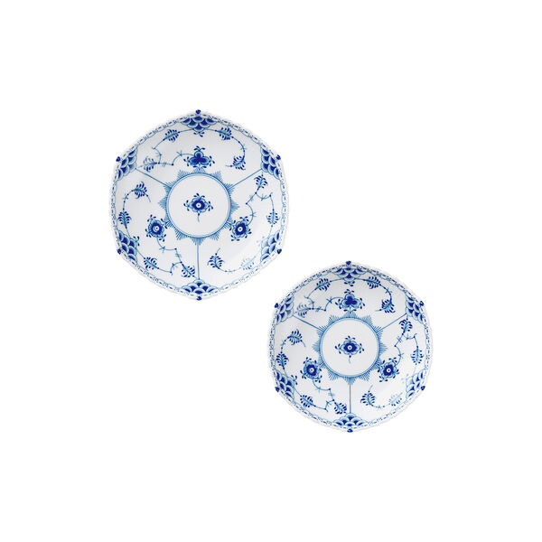 Musselmalt Helblonde sk&aring;lsett 2 stk., Royal Copenhagen