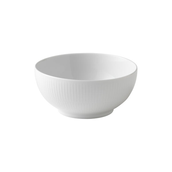 Hvit Riflet skål 73 cl Hvit Riflet skål 73 cl, Royal Copenhagen