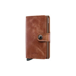 Miniwallet - Lommebok med kortholder, brown, Secrid