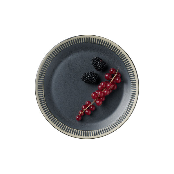 Colorit asjett &Oslash; 19 cm, grey, Knabstrup Keramik