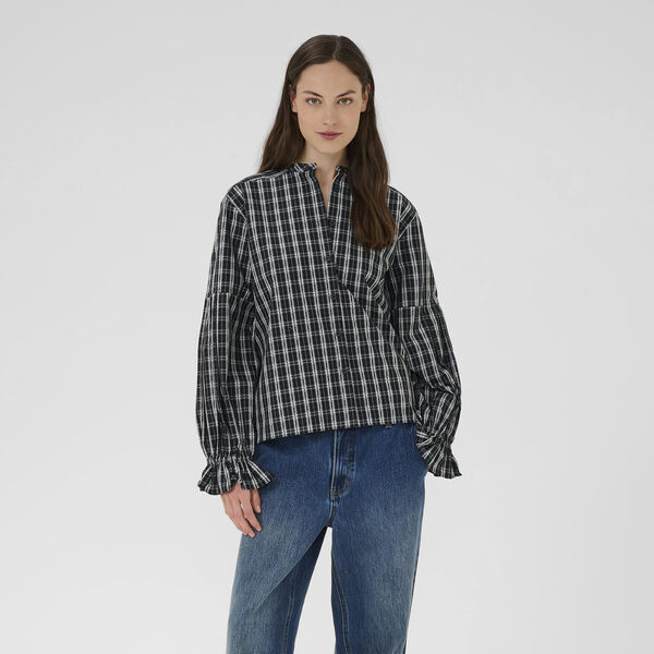 KBDestiny Blouse, destiny check, Karen by Simonsen