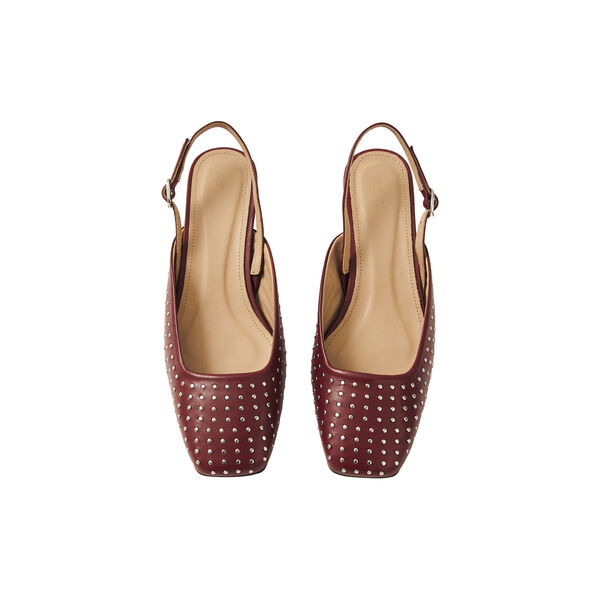 Lindy pumps i skinn, pigger rød, ALOHAS