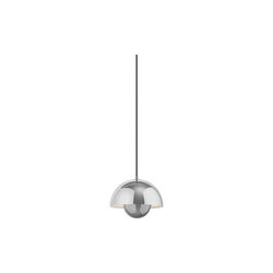 Flowerpot VP1 pendel, forkrommet Flowerpot VP1 pendel, forkrommet, &Tradition