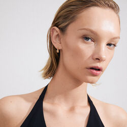 TRUST &oslash;reringer small, gullbelagt, Pilgrim