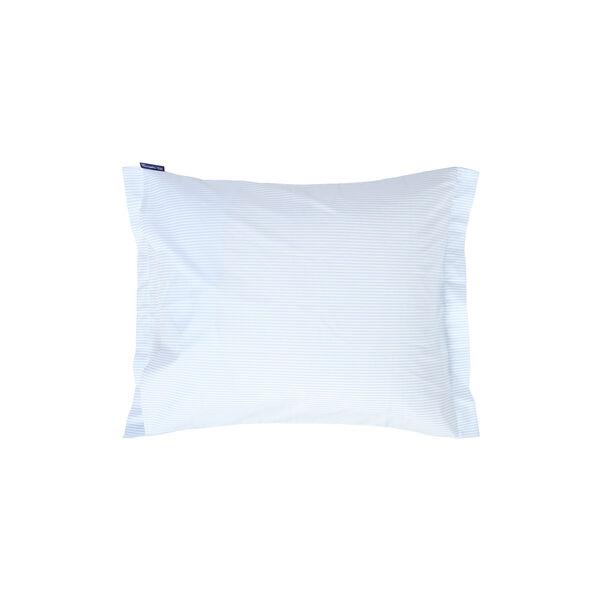 Striped Sateen putetrekk, blue/white, Lexington