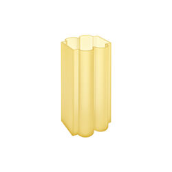 OKRA vase L, yellow, Kartell