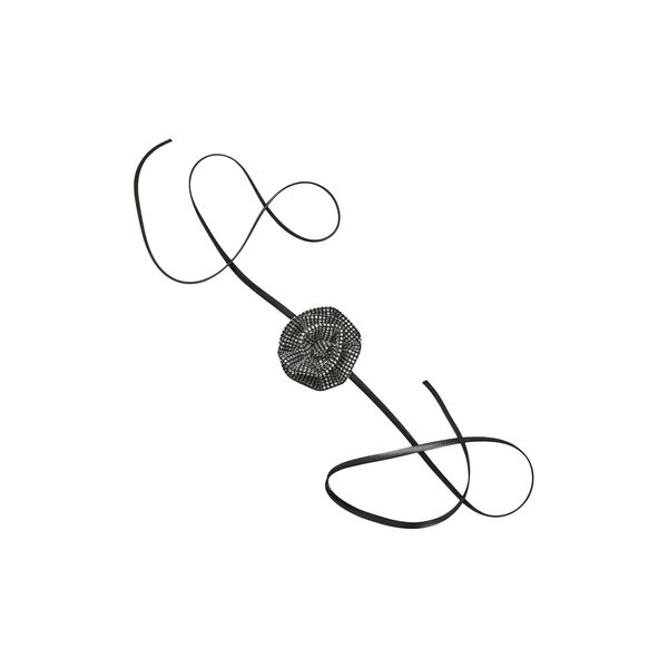 Glim Flower Choker, black, Becks&ouml;ndergaard