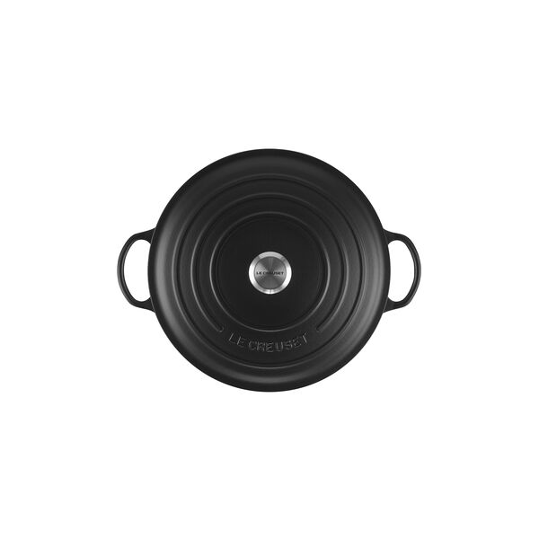 Signature st&oslash;pejern stekegryte &Oslash; 32 cm, matte black, Le Creuset