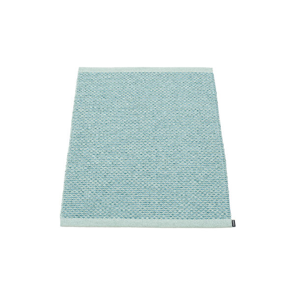 Svea gulvl&oslash;per, azurblue metallic/pale turquoise, Pappelina