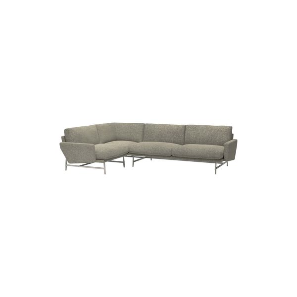 Lissoni™ PL114 Left Sofa, Moss 0015, Fritz Hansen