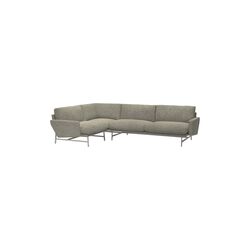 Lissoni™ PL114 Left Sofa, Moss 0015 Lissoni™ PL114 Left Sofa, Moss 0015, Fritz Hansen