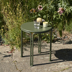 Thorvald SC102 Outdoor Side Table, bronze green, &Tradition