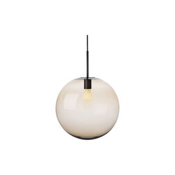 Taklampe 4014 40 cm, kakao, Hadeland Glassverk