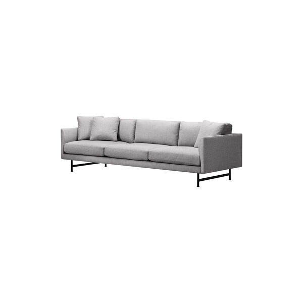 Calmo 3-seter sofa, gr&aring;/svart, Fredericia Furniture