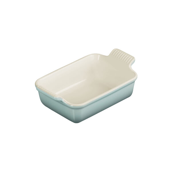 Heritage rektangul&aelig;rt fat 19 cm, havsalt, Le Creuset