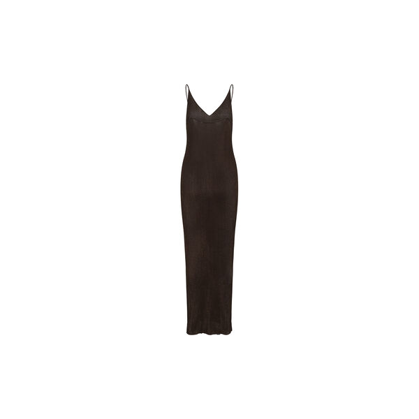 GZsilvi singlet dress, deep brown metallic, Gestuz
