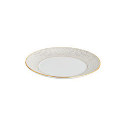 Gio Gold tallerken &Oslash; 17 cm, gull/hvit