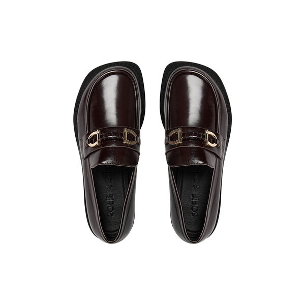 ALISASW LEATHER LOAFER, plum, Sofie Schnoor