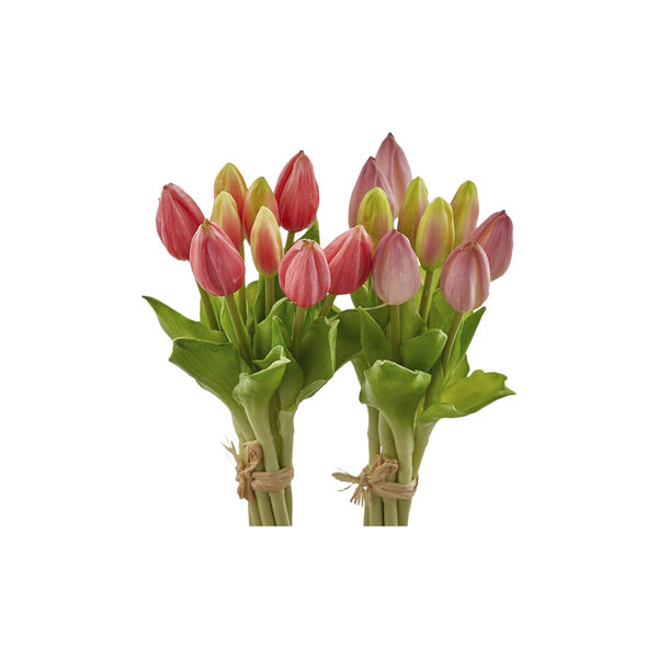 Tulipan bukett 9 stk, two tone pink, EDG