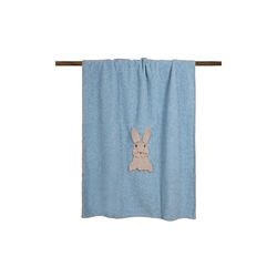 Baby Sweet Bunny Bamboo pledd, blue, Frati Home