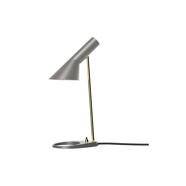 AJ Mini bordlampe, brass/warm grey, Louis Poulsen