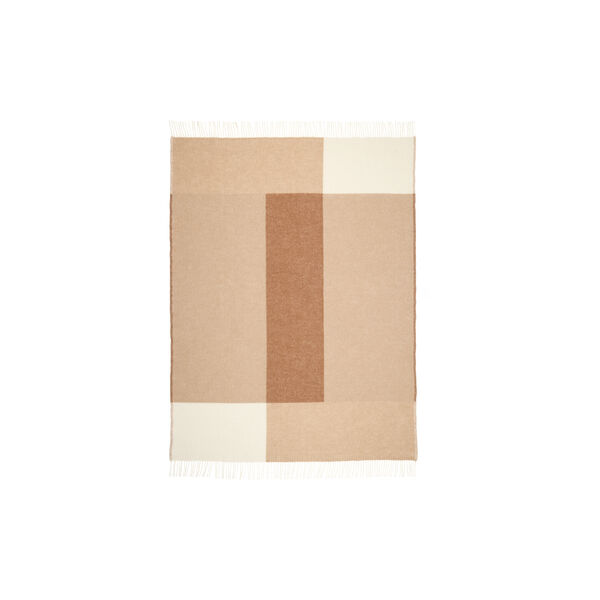 Layer pledd blanket, brown, Northern
