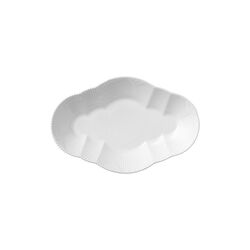 Hvit Elements fat, 23 cm