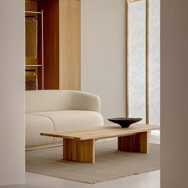 Abyss Bliss gulvteppe, sand, Linie Design