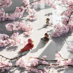 Flora Year Bird 2024, pink, Kay Bojesen Denmark