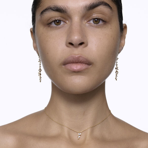 Arctic halskjede, gull, Maria Black