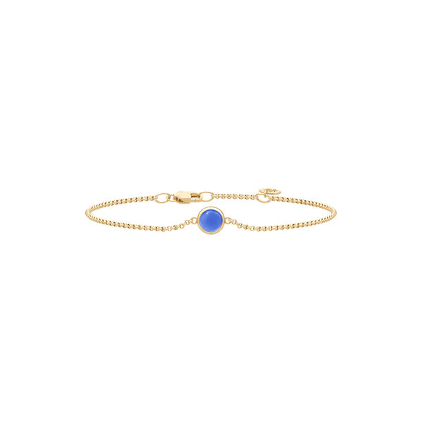 Primini Armb&aring;nd, gold/royal blue, Julie Sandlau